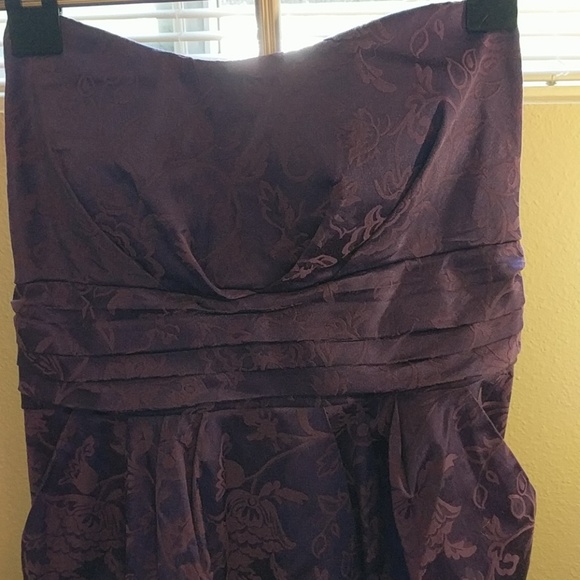 Knee Length Purple Dress with Pockets 👗 - Picture 3 of 13